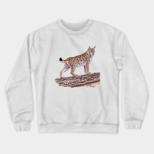 Eurasian Lynx Crewneck Sweatshirt